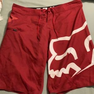 Men’s fox brand swim trunks